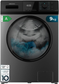 lave linge séchant noir